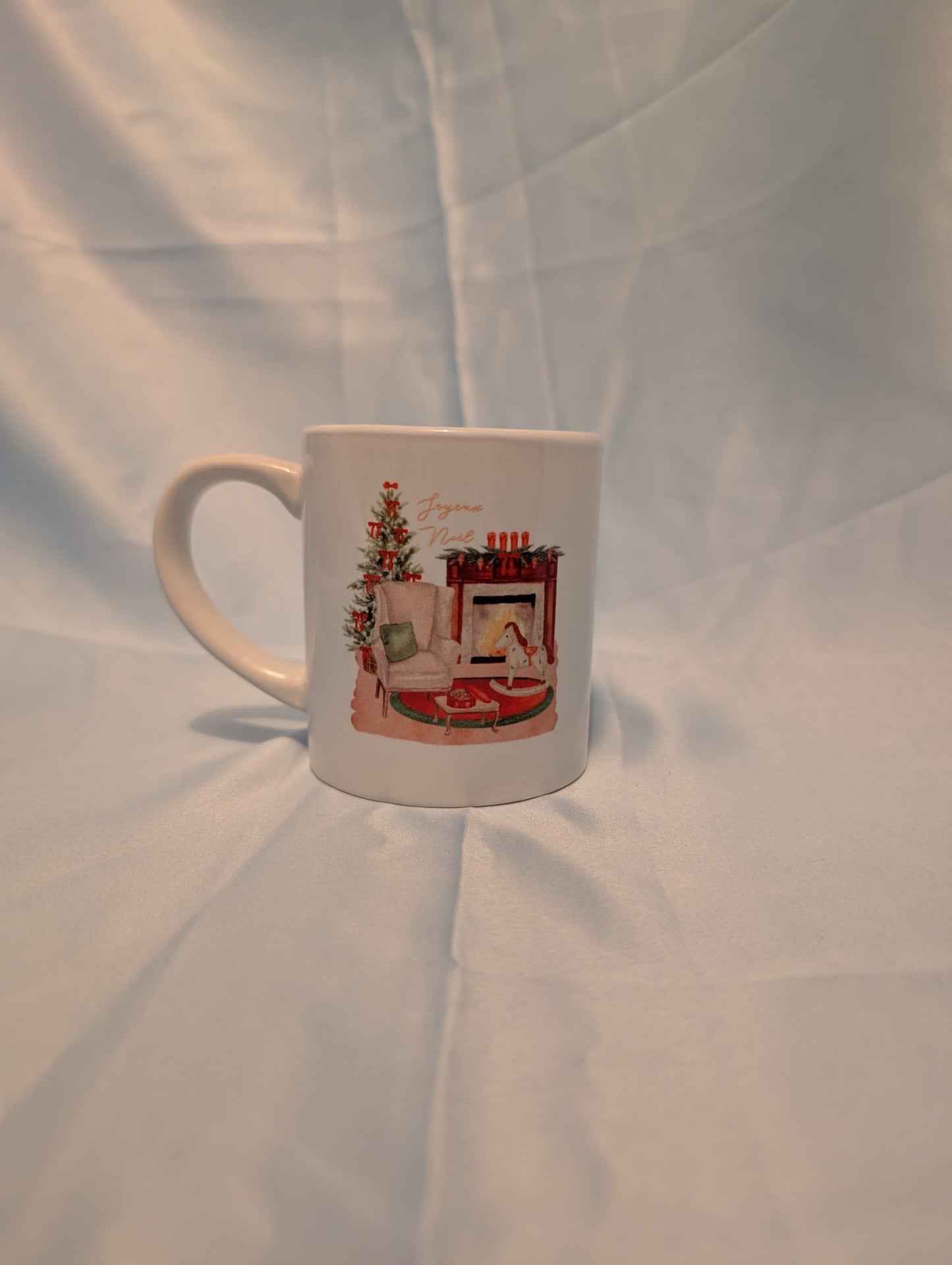 Tasse " cheminée de Noël "