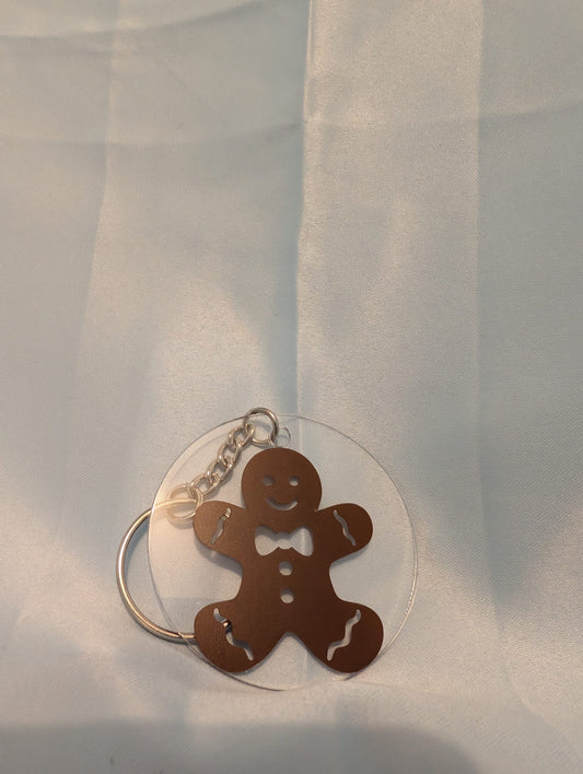 Porte clé " bonhomme pain d'épice"
